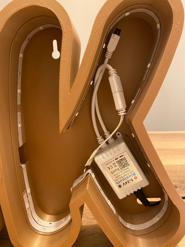 Cartel luminoso personalizado