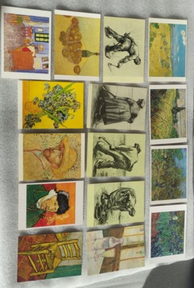 Postales de Joan Miró, Picasso, Dalí
