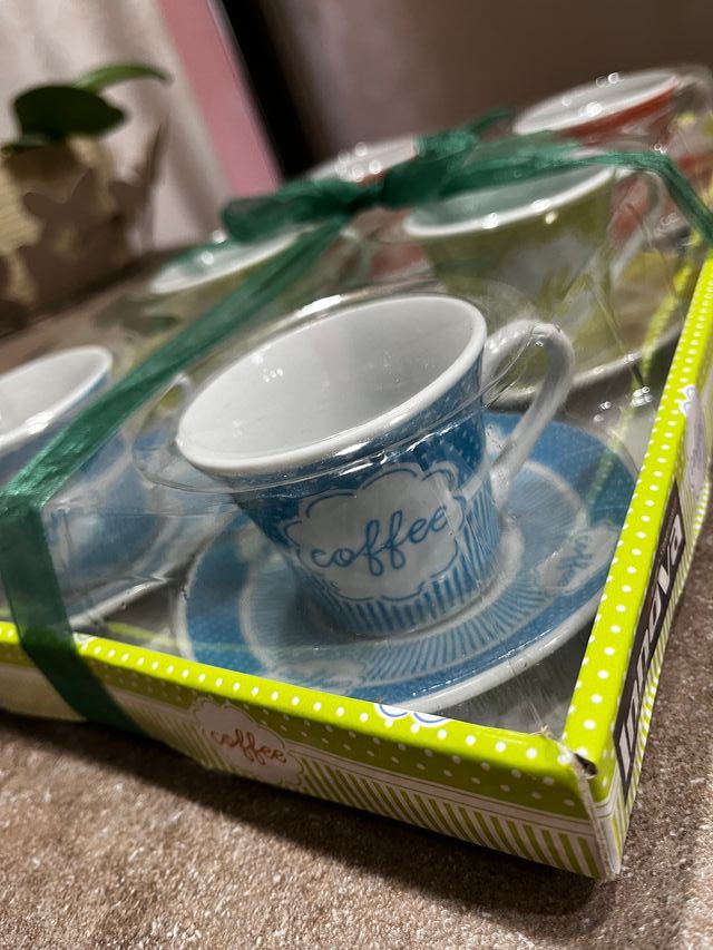 Set 6 tazzine da caffè