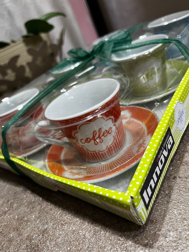 Set 6 tazzine da caffè