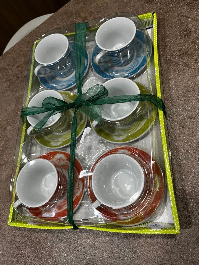 Set 6 tazzine da caffè