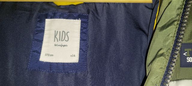 Parka niño acolchada con capucha