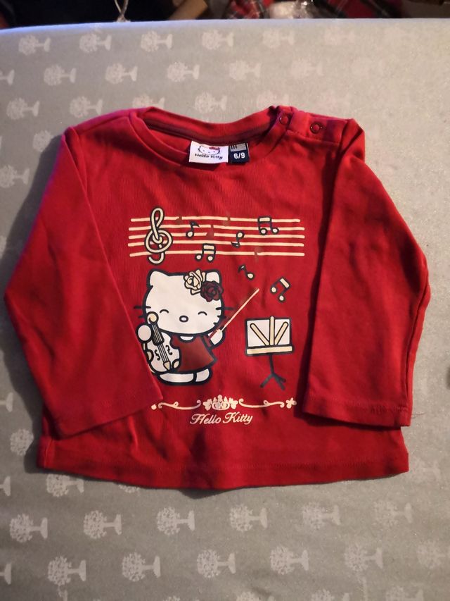 Maglietta maniche lunghe 6-9 mesi