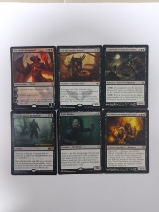 Lote De 50 Cartas Magic, Negras.