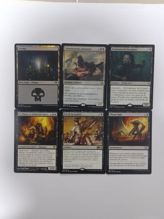 Lote De 50 Cartas Magic, Negras.