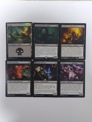 Lote De 50 Cartas Magic, Negras.