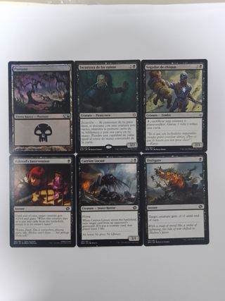 Lote De 50 Cartas Magic, Negras.