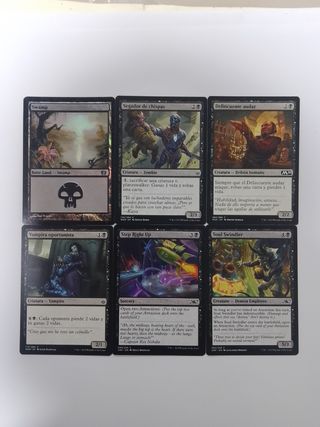 Lote De 50 Cartas Magic, Negras.