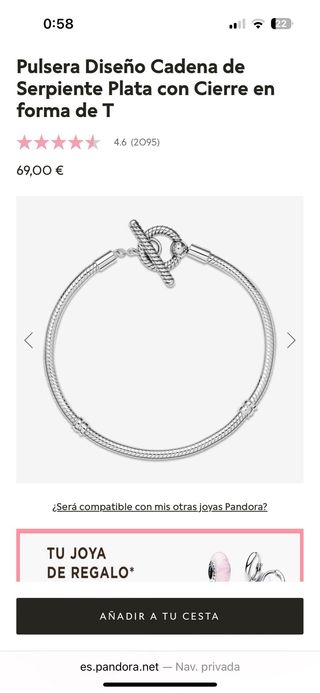 Pulsera Pandora Original