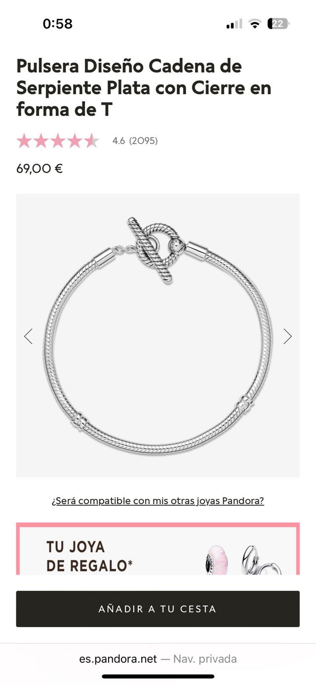 Pulsera Pandora Original