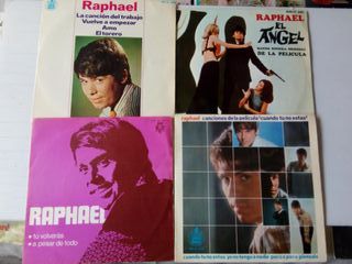 Colección VINILOS discos SINGLES Raphael.Panchos,T