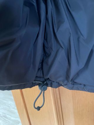 Chaleco NUEVO plumas hombre negro zara