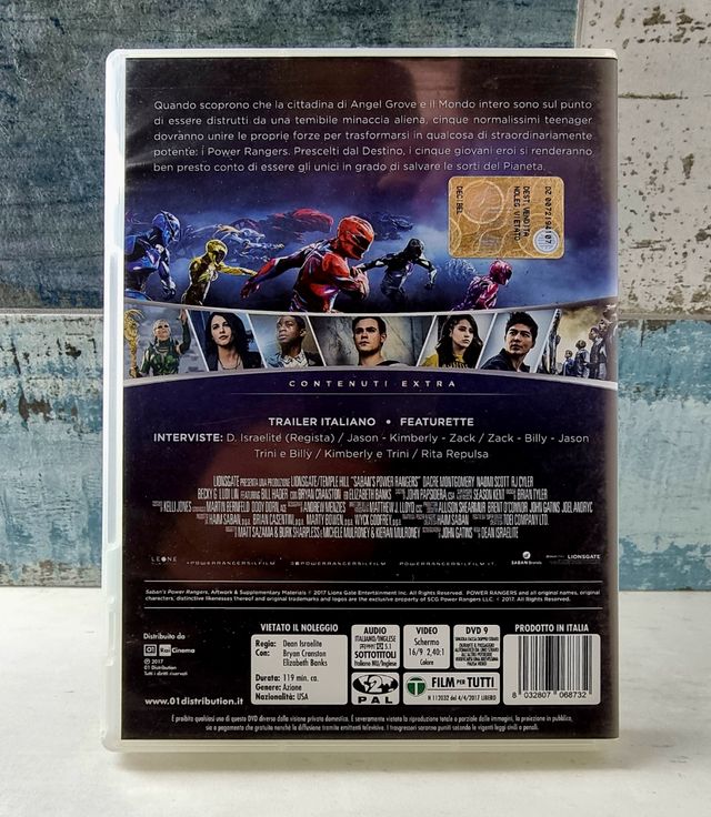 Power Rangers 2017 Dvd Film
