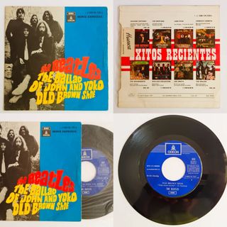 THE BEATLES. Cuatro Discos Vinilo 45 R.P.M..