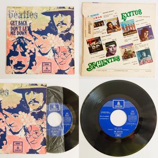 THE BEATLES. Cuatro Discos Vinilo 45 R.P.M..