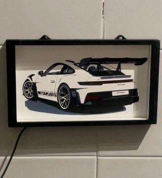 Porsche gt3rs quadro luminoso
