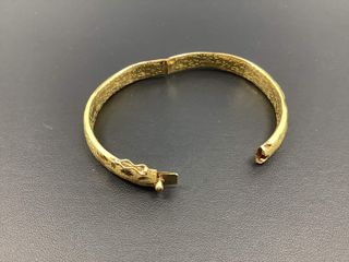 brazalete oro 22k