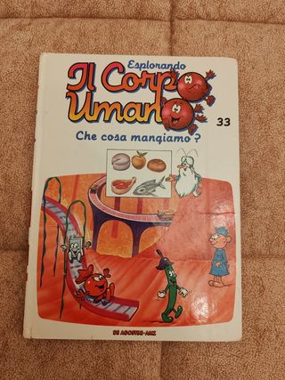Libro didattico bambini corpo umano