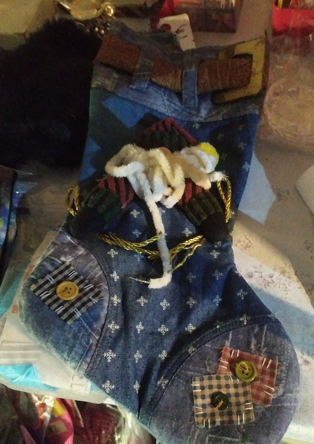 Calza con Babbo Natale