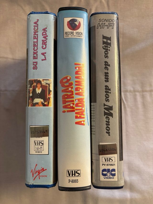 Peliculas vhs de videoclub