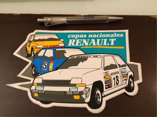 Pegatina copas nacinales renault