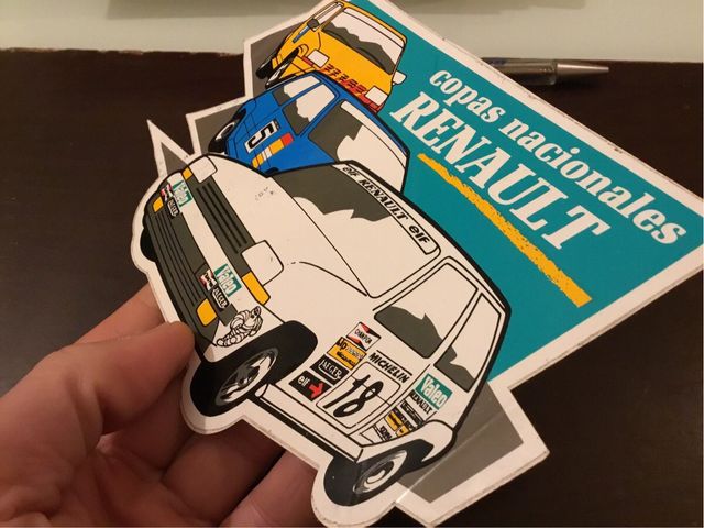 Pegatina copas nacinales renault