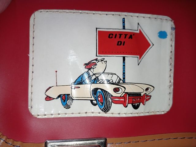 Cartella scolastica anni 80 nuova vint