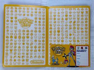 NEGOCIABLE. Carpeta Oficial Pokémon Link.