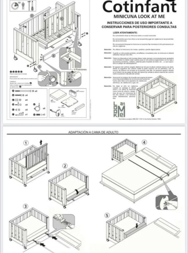 Mini cuna y regalo urge