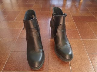 Botines Marron Piel