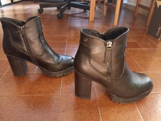 Botines Marron Piel