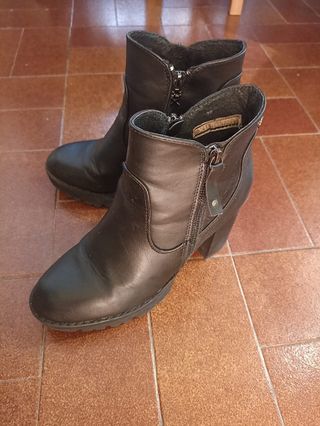 Botines Marron Piel