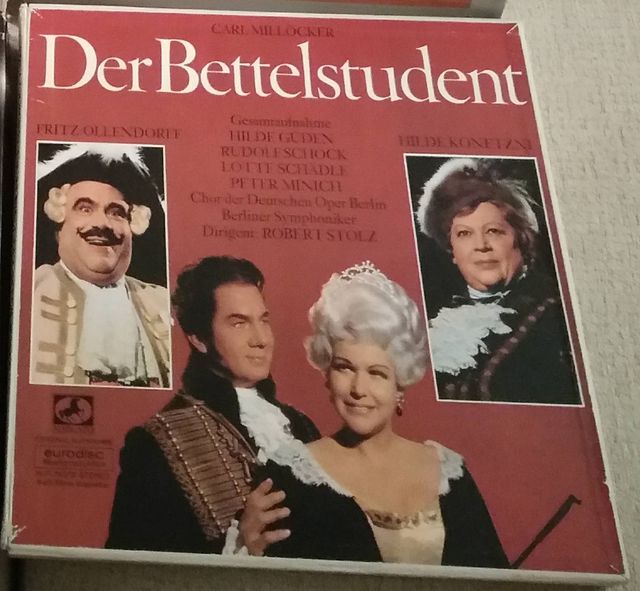 Set di 3 scatole di dischi in vinile LP Ópera