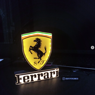 Lámpara led ferrari