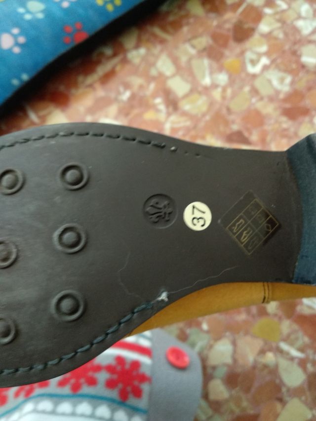 Botines de piel. Número 37