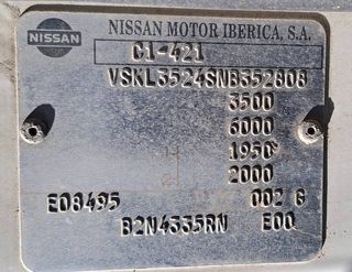 Despiece camión Nissan L-35 09 año 92