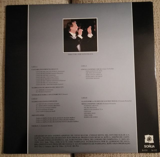 Disco in vinile 2LP - Agrupación Cámara Pamplona