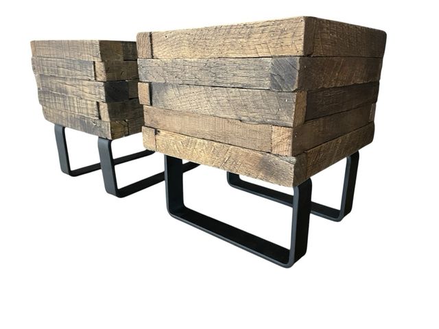 2 patas hierro macizo