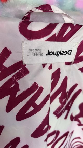 Chaqueta con capucha desigual niña Congo