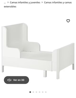 Cama infantil extensible