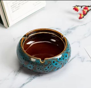 Posacenere ceramica rotondo