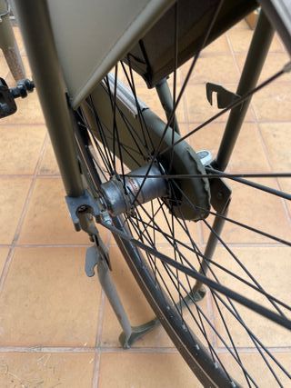 Bicicleta Holandesa popal omafiets army green