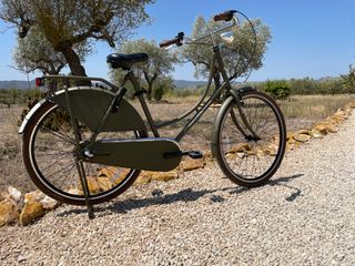 Bicicleta Holandesa popal omafiets army green