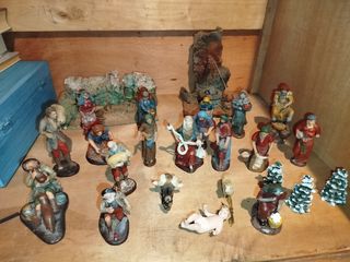 Belén completo de cerámica