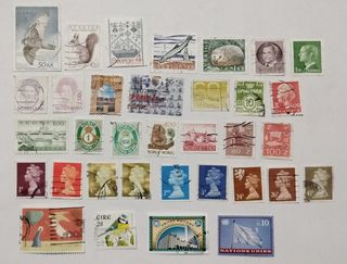 Francobolli diverse nazioni europee