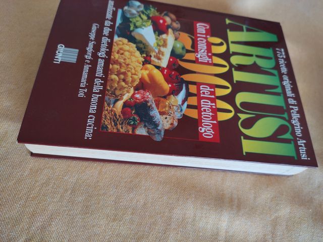 Libro Artusi 2000 con i consigli del die