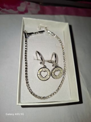 Set bracciale orecchini regalo San valen