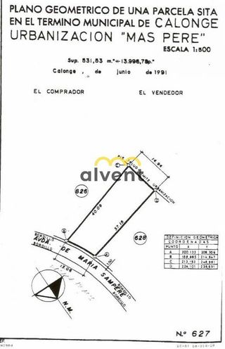 Terreno en venta en Mas Pere-Río de Oro en Calonge