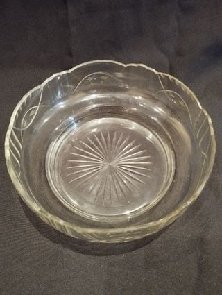 Gran Centro de Mesa Bañado en Plata