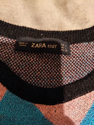 Vestido lentejuelas zara